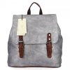 Dámská kabelka batůžek Herisson tmavě stříbrná 1552L2047