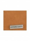 Kožené kabelka shopper bag Vittoria Gotti zrzavá V501