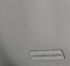 Kožené kabelka shopper bag Vittoria Gotti světle šedá V5701