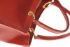 Kožené kabelka kufřík Genuine Leather zrzavá 1000