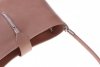 Kožené kabelka klasická Genuine Leather tmavě béžová 4160