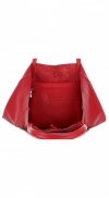 Kožené kabelka shopper bag Vittoria Gotti červená V577