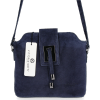 Kožené kabelka listonoška Vittoria Gotti tmavě modrá V1813CAM