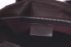 Kožená kabelka Genuine Leather dlouhé madla čokoláda