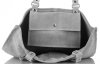 Kožené kabelka shopper bag Vittoria Gotti světle šedá V22