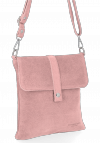 Kožené kabelka univerzální Vittoria Gotti pudrová růžová B17