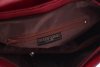 Univerzální kožená italská kabelka  na každý den červená