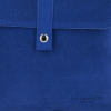 Kožené kabelka univerzální Vittoria Gotti modrá B17