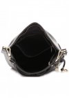 Kožené kabelka shopper bag Vittoria Gotti černá V8047