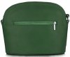 Kožené kabelka listonoška Genuine Leather zelená E4098