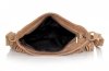 Kožené kabelka listonoška Genuine Leather zemitá 223