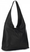 Kožené kabelka shopper bag Vittoria Gotti černá V3L