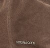Kožené kabelka shopper bag Vittoria Gotti zemitá V3076