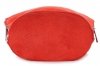 Kožené kabelka listonoška Genuine Leather červená 85A