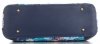 Kožené kabelka kufřík Vittoria Gotti tmavě modrá V399