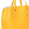 Kožené kabelka shopper bag Genuine Leather žlutá 6047