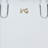 Kožené kabelka kufřík Vittoria Gotti bílá V2392