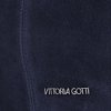 Kožené kabelka shopper bag Vittoria Gotti tmavě modrá V3076