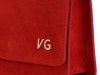 Kožené kabelka listonoška Vittoria Gotti červená V3084OD