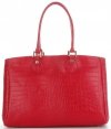 Kožené kabelka kufřík Vittoria Gotti červená V3080