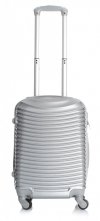 Palubní kufřík italské firmy Or&Mi 4 kolečka Stříbrná