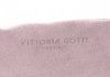 Kožené kabelka listonoška Vittoria Gotti pudrová růžová V135