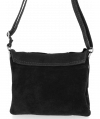 Kožené kabelka listonoška Vittoria Gotti černá V2378
