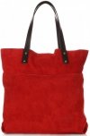 Kožené kabelka shopper bag Vittoria Gotti červená V8267