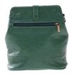 Kožené kabelka listonoška Genuine Leather zelená 217