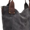 Kožené kabelka univerzální Genuine Leather šedá 811746