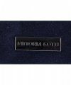 Kožené kabelka kufřík Vittoria Gotti tmavě modrá V17A