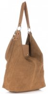 Kožené kabelka shopper bag Vittoria Gotti zrzavá V3292C