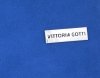 Kožené kabelka listonoška Vittoria Gotti kobaltová V5576