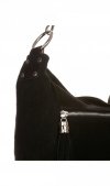 Kožené kabelka shopper bag Genuine Leather černá 1330