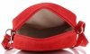 Kožené kabelka listonoška Vittoria Gotti červená V5209C
