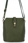Kožené kabelka univerzální Vittoria Gotti zelená V2466