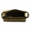 Kožené kabelka listonoška Genuine Leather zelená 0003