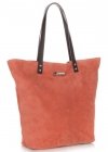 Kožené kabelka shopper bag Vittoria Gotti špinavá růžová V915