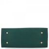 Dámská kabelka kufřík Herisson lahvově zelená 1602A525