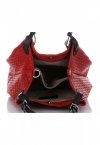 Kožené kabelka shopper bag Vittoria Gotti červená V80047