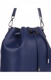 Kožené kabelka shopper bag Vittoria Gotti tmavě modrá 8224