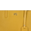 Kožené kabelka kufřík Vittoria Gotti hořčicová V554050