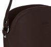 Kožené kabelka listonoška Genuine Leather čokoládová E4098