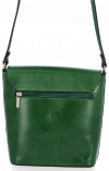 Kožené kabelka listonoška Vittoria Gotti zelená VG2012
