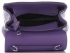 Kožené kabelka listonoška Vittoria Gotti fialová V695351