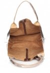 Kožené kabelka shopper bag Genuine Leather měděná 555
