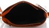 Kožené kabelka listonoška Genuine Leather zrzavá 6002