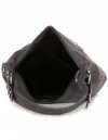 Kožené kabelka univerzální Genuine Leather šedá 8309