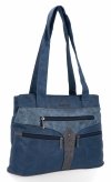Dámská kabelka shopper bag Hernan tmavě modrá 8006-1
