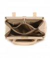 Kožené kabelka kufřík Vittoria Gotti béžová V816(1